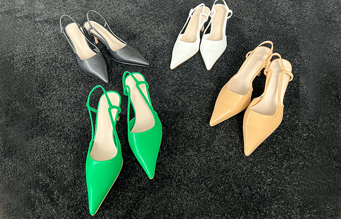 Modern Slim light Sling Backs Heels