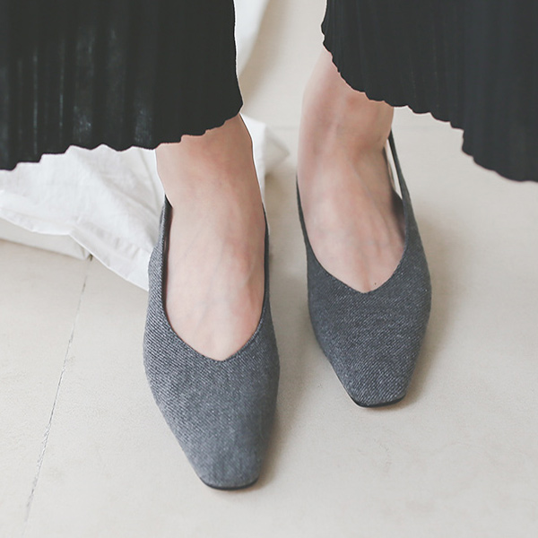 Modern Knit Block Sling backs