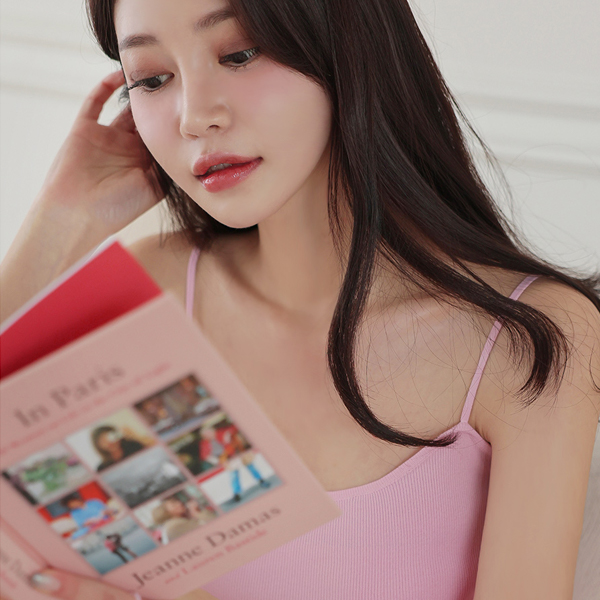 All Day Corduroy Crop Strap Tank-Top