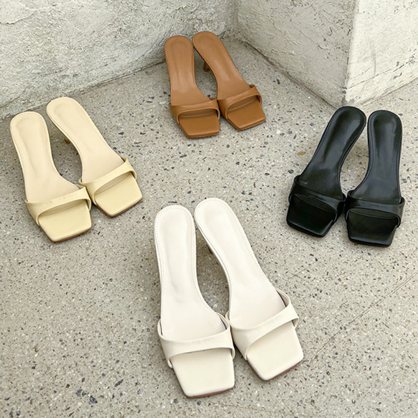 Simple&Daily Sandals Mule Heels