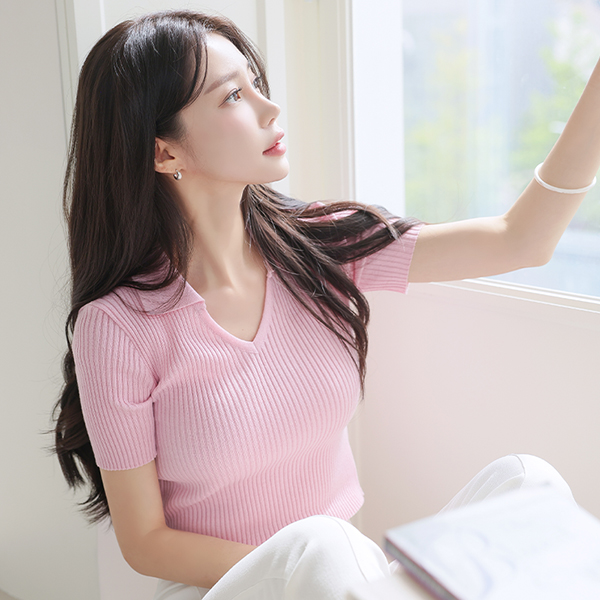 Corduroy Crop Bamboo Knit