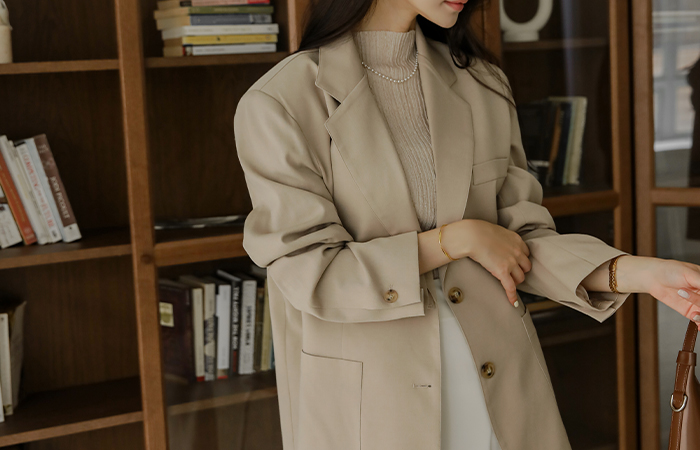 Modern overfit Linen Jacket