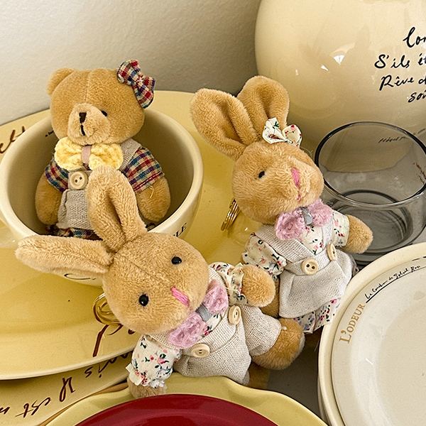 Vintage Lovely 애니멀 Key-Ring