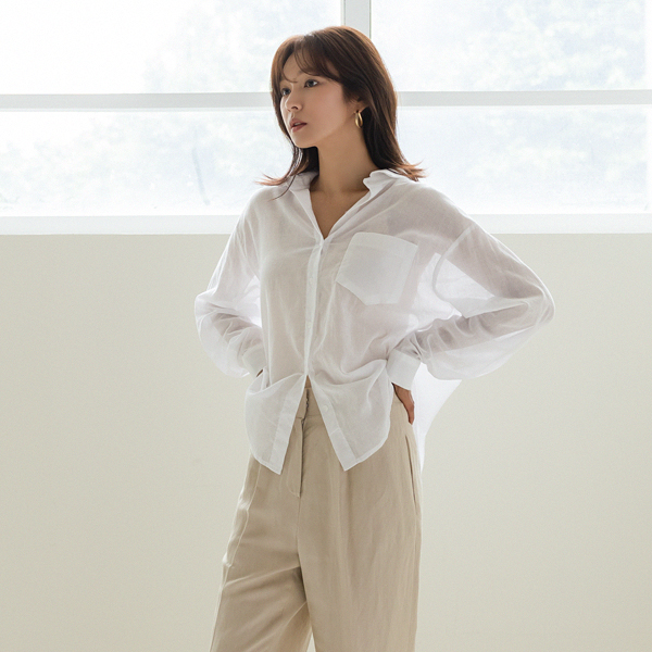 Cooling Point Color loose fit Shirt