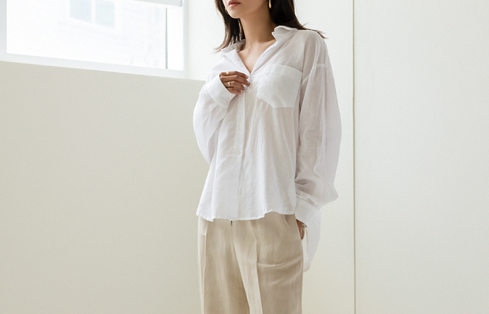 Cooling Point Color loose fit Shirt