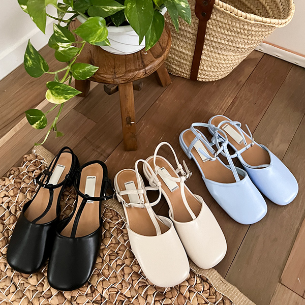 Lovely Round Mary-Jane Flat Shoes