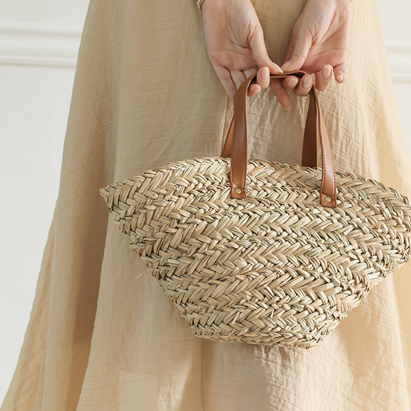 Summer raphia Rattan Tote bag