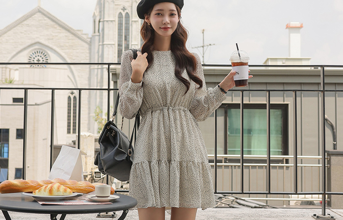 Dalmatian Mini Chiffon Cancan Dress