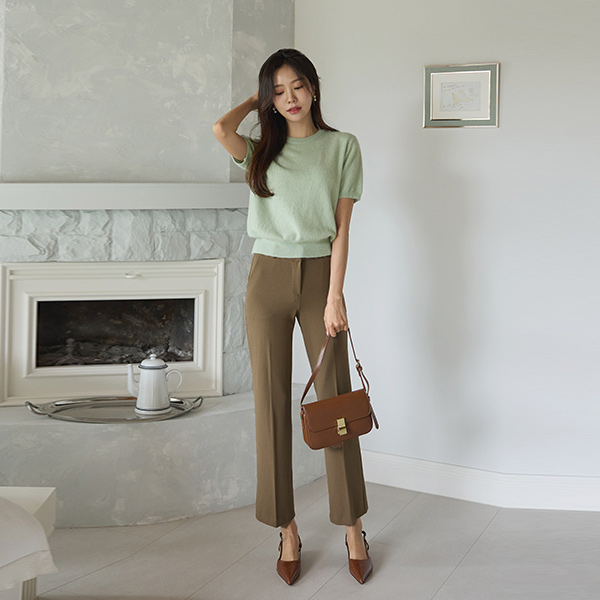 It fits my body CHIC Cheese Span Slacks(fall)
