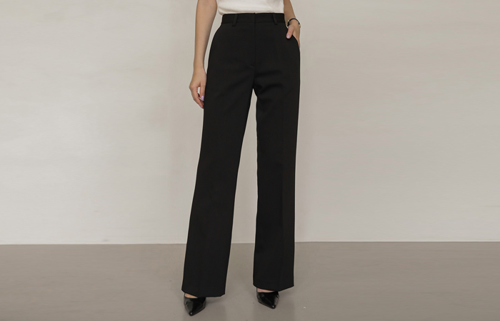 Modern Official Boot-Cut Long Slacks