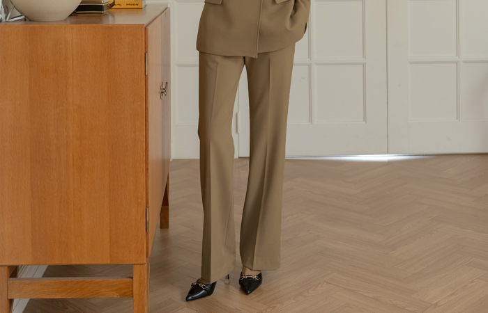 Long-legged Fit Set-up Slacks