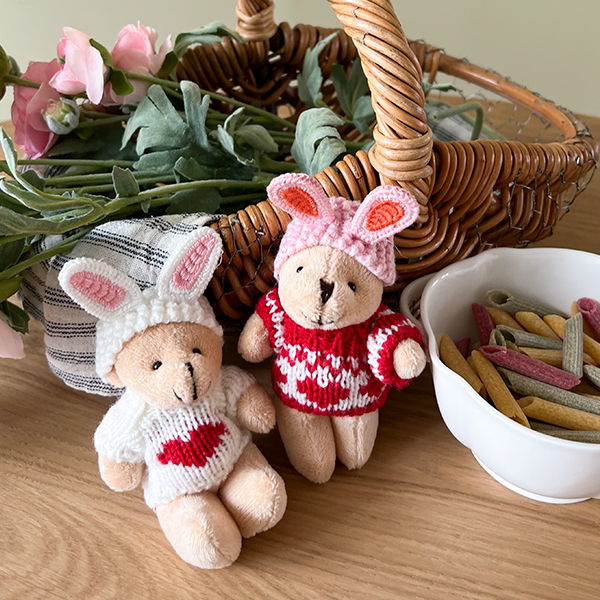 Knit  Rabbit Key-Ring