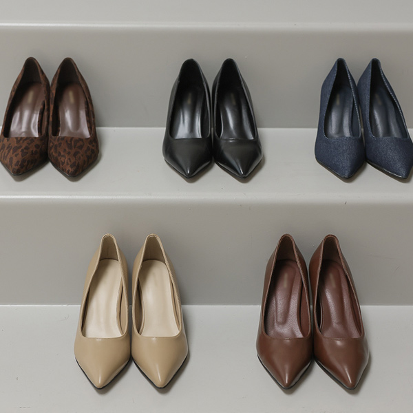 Autumn Color Stiletto Pumps Heels