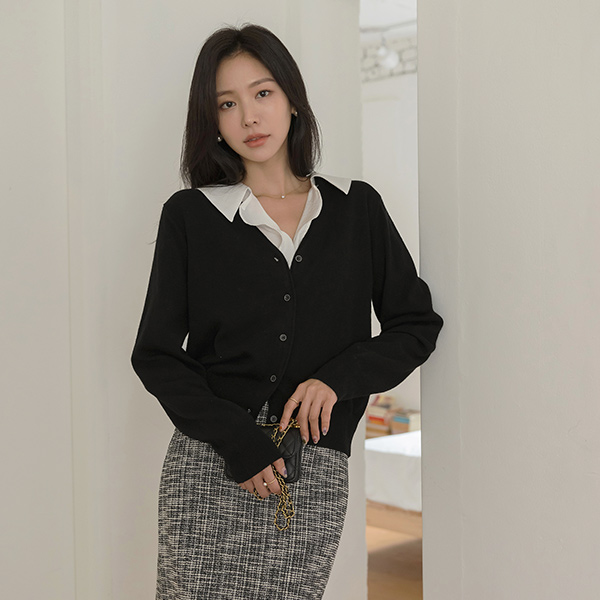 Simple Daily Wool Cardigan