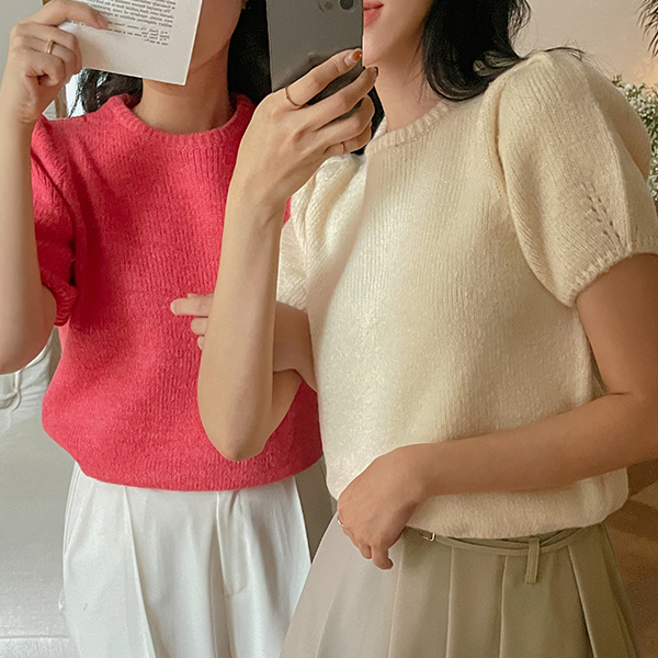 Juicy Color Puff Wool Knit