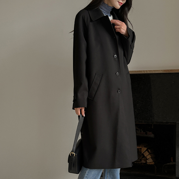 Basic Single Collar Trench Coat