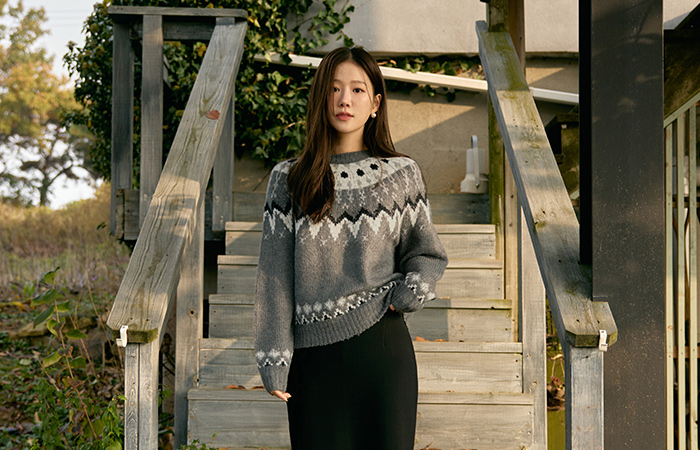 Winter Nordic Patterns Point Knit