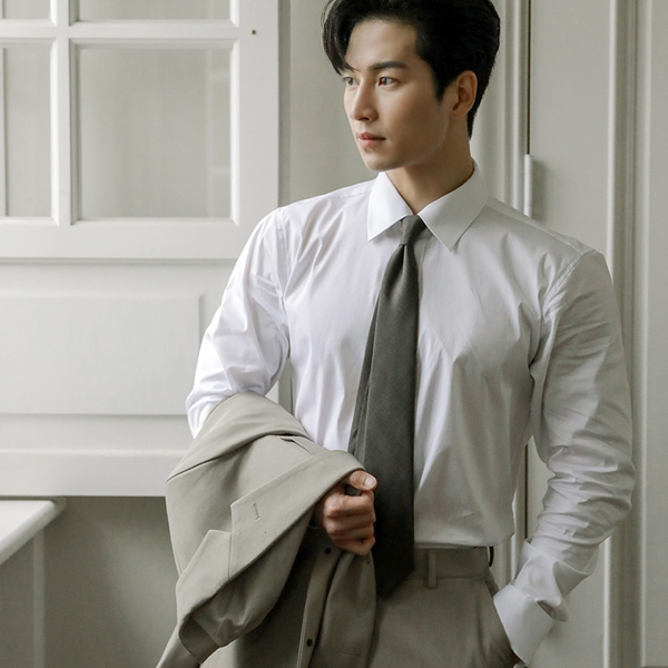 [HOMME] Basic Collar Suit Shirt