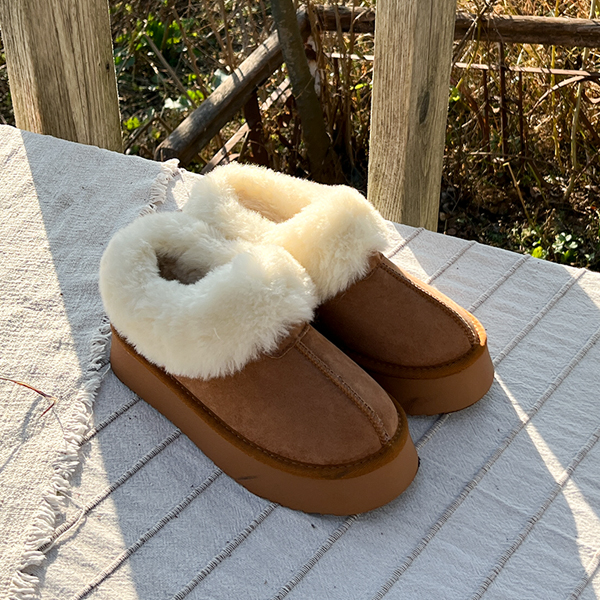 Cozy Fur Ugg Mini Platform shoes Boots