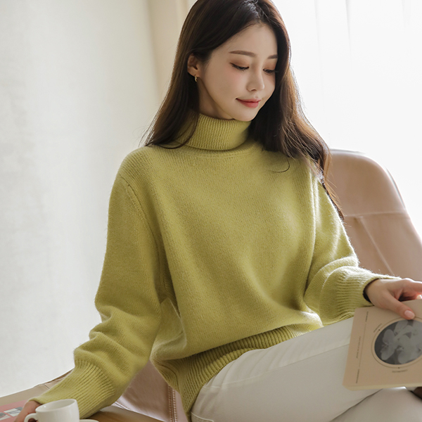 Winter Cozy Turtleneck Wool Knit