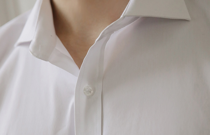 [HOMME] Basic Wide Collar Suit Shirt