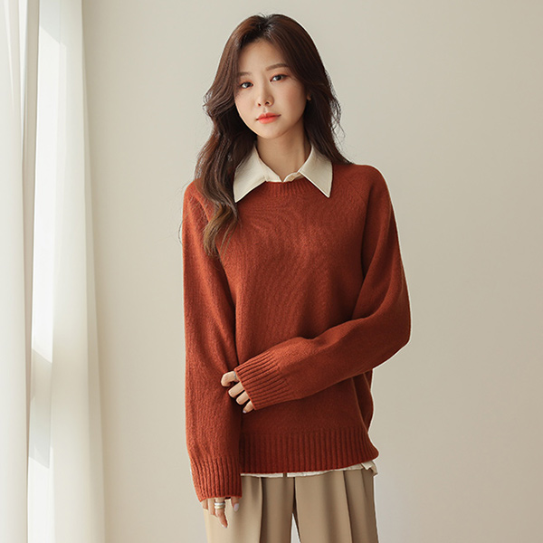 Point Color Cozy Wool Knit