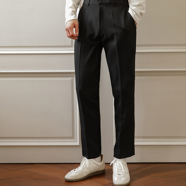 [HOMME] Daily The Back Banding Slim Straight fit Slacks