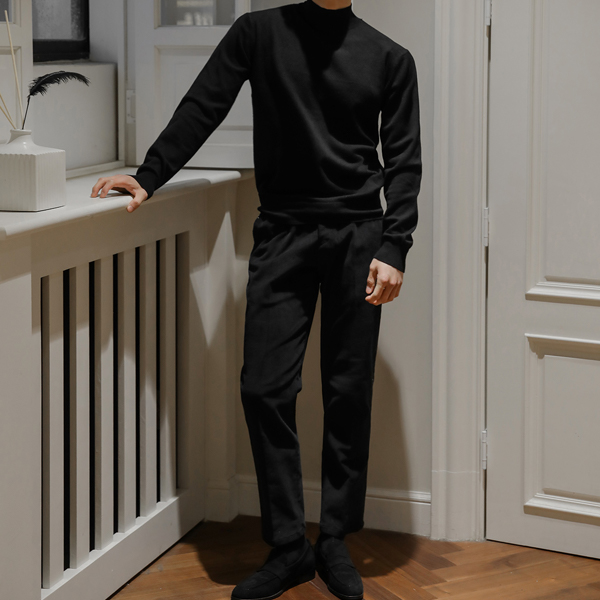 [HOMME] Corduroy Slim Straight fit Slacks