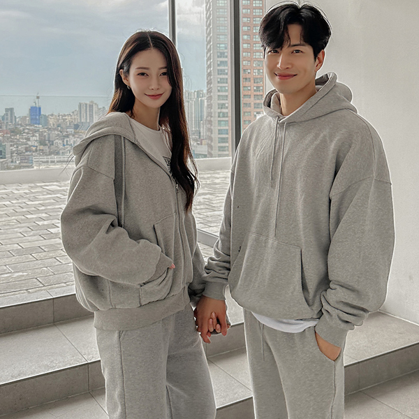 [HOMME] Daily Wool napping Soft Hoodie