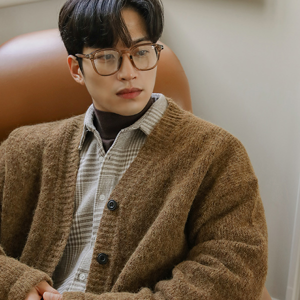 Basic Square Round Horn Ring Glasses