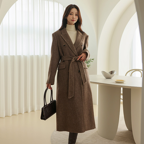 well-made Angora Blend Double Hand-Made Wool Coat Ⅲ