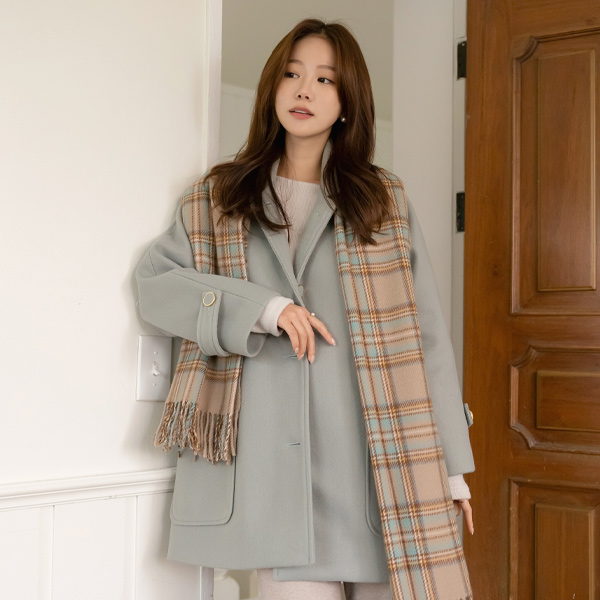 Line loose fit Wool Harp Coat