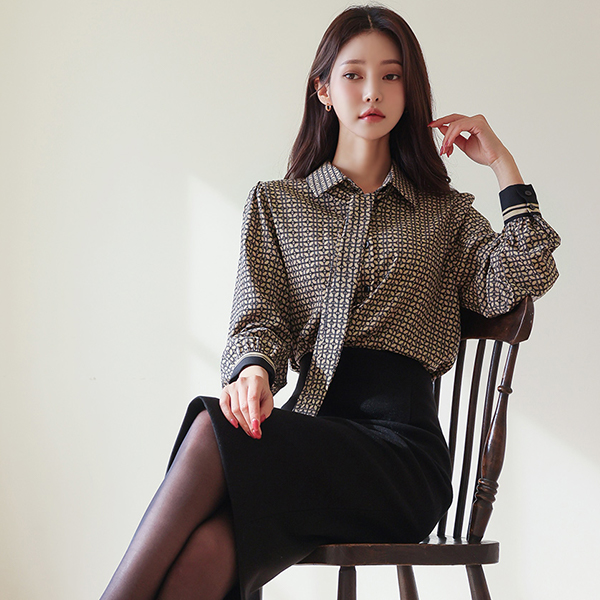 Official long tie (Set) Blouse