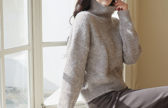 Cozy Touch Turtleneck Wool Knit