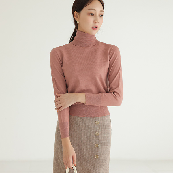 Mode Basic Soft Turtleneck Knit Ⅱ