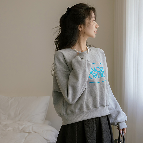 Embroidery Lettering Cozy Napping Crop MTM