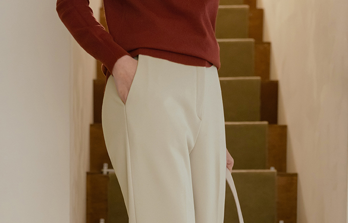 Cozy Straight fit Span Slacks