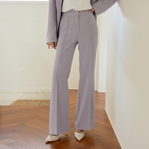 Grace unique Line Boot-Cut Set-up Slacks