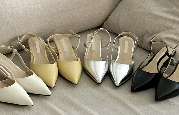 Simple Daily Stiletto Sling Backs Heels