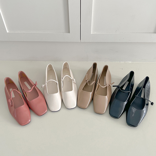 Soft Square Toe Simple Flat shoes