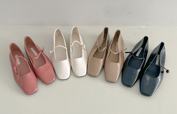 Soft Square Toe Simple Flat shoes