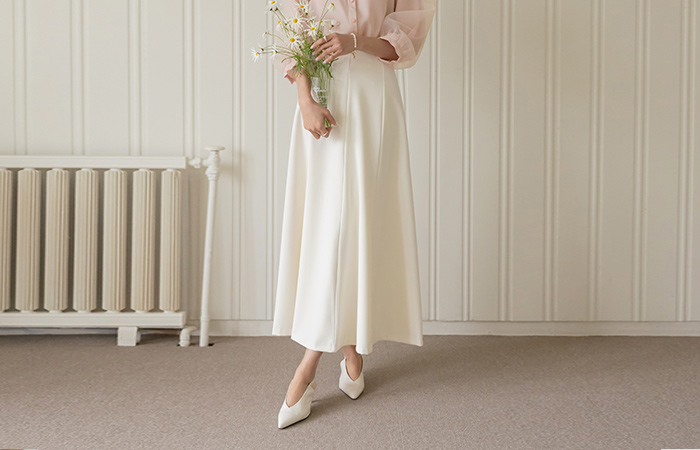 Garden A-line Soft Long Skirt