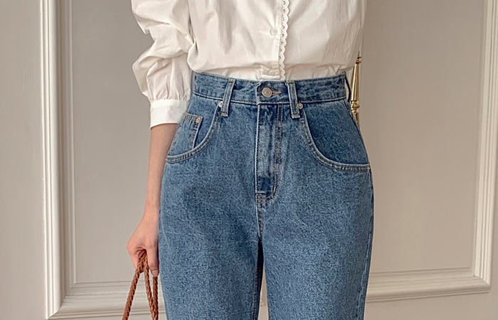 Vintage Straight wide fit Denim Pants