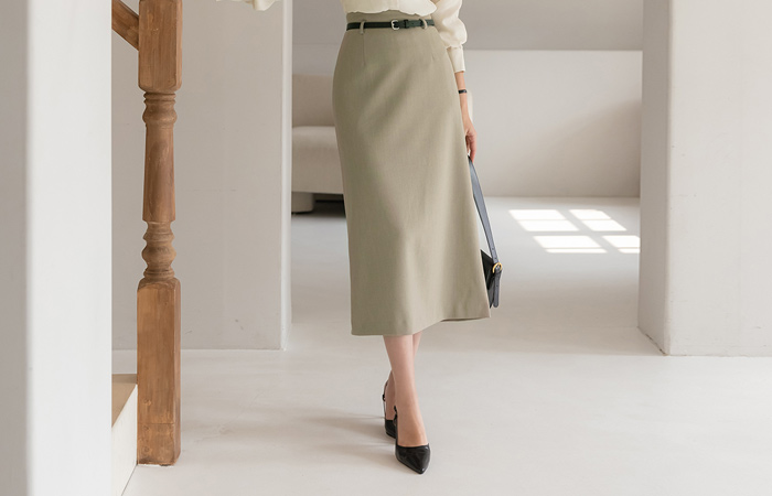 ODE Belt (Set) H-line Long Skirt