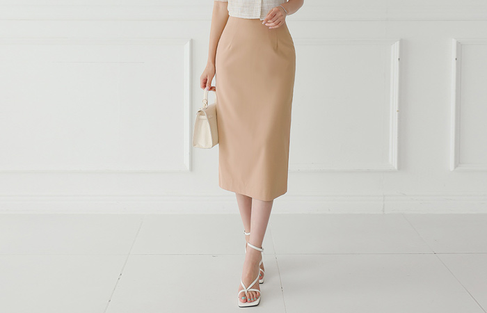 Slim H-line Long Skirt