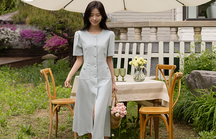 엔딩 Summer Tweed A-line Dress