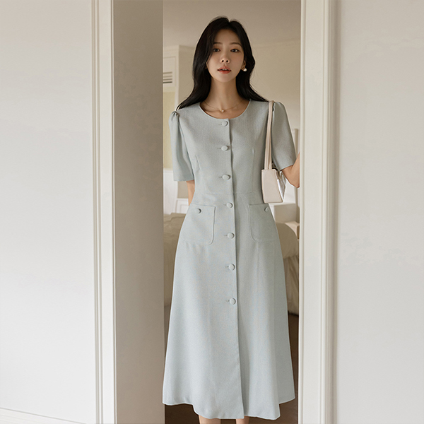 엔딩 Summer Tweed A-line Dress