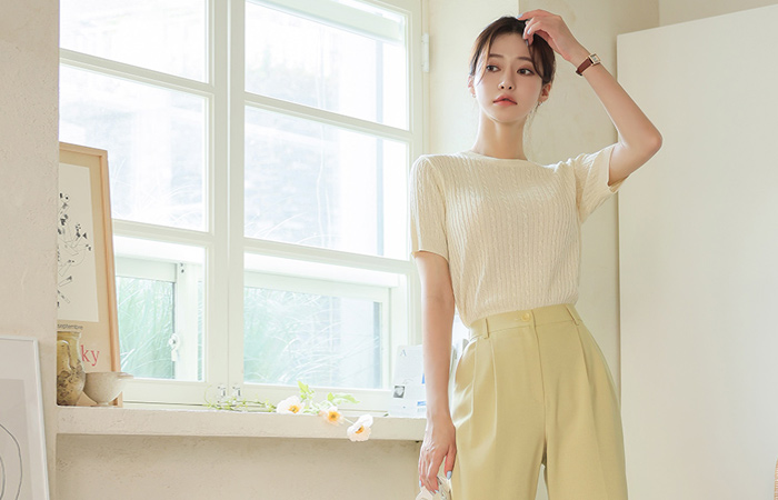 Various Color Basic Twiddle Round Knit