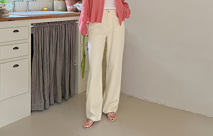 가벼워서 더 Cool wide fit Cotton Pants