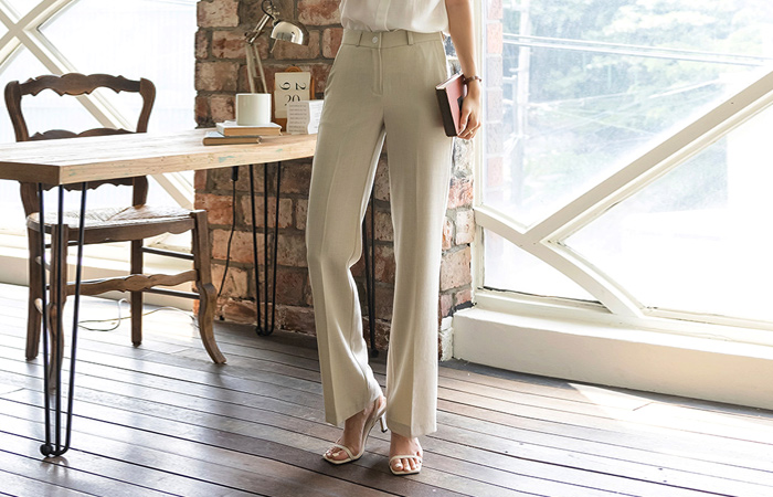 부드럽고 Cool Summer Mochi Slacks